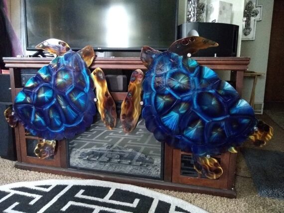 Turtle Metal Wall Sculpture