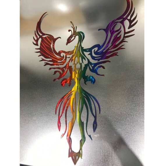 Handmade Phoenix Metal Art