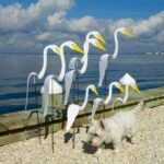 LAST DAY 60% OFF - Dancing Heron Garden Metal Art