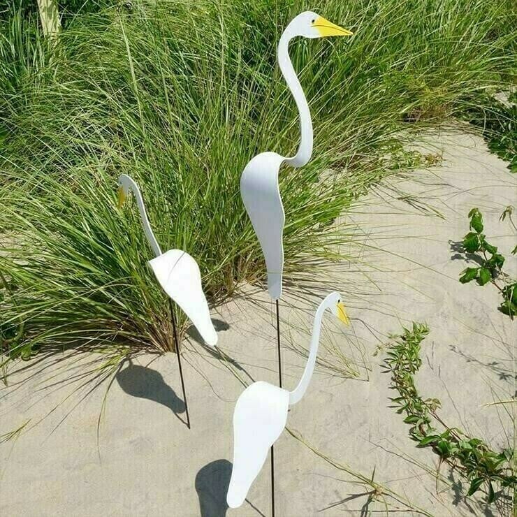 LAST DAY 60% OFF - Dancing Heron Garden Metal Art