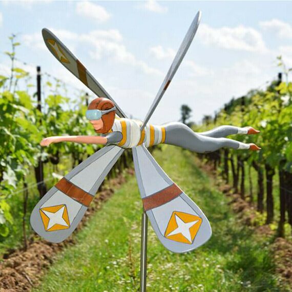[Mother's Day] Gift Whirligig Character Series Windmill garden decor