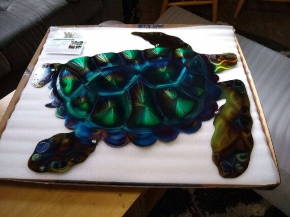 Turtle Metal Wall Sculpture