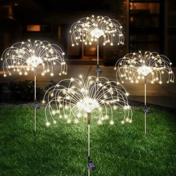 🎁Last Day Sale- SAVE 70%💦Waterproof Solar Garden Fireworks Lamp