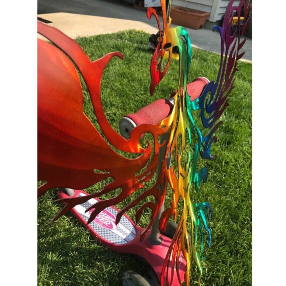 Handmade Phoenix Metal Art