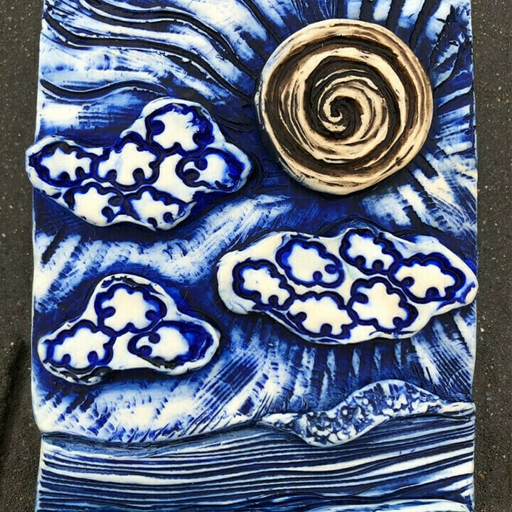 Starry Sky Ocean Garden Sculpture Decoration