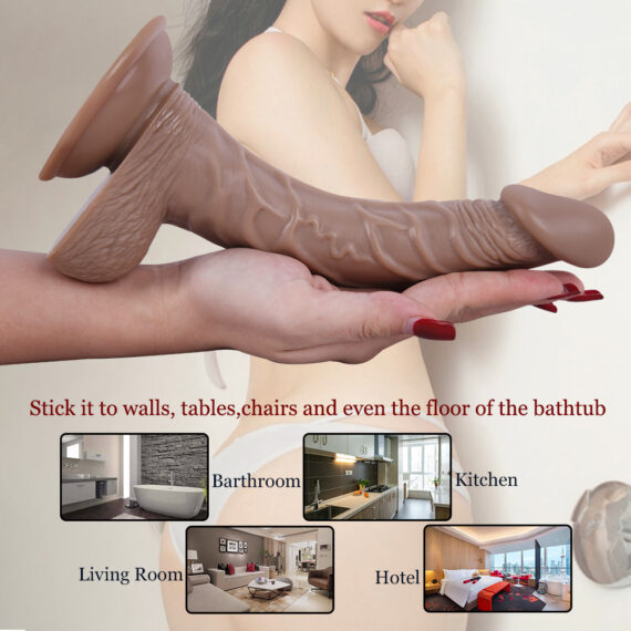 (Only Today 50% off)  F504 Adjustable Strap-On Harness Kit with 9.06-inch Ultra-Realistic Liquid Silicone Dildo (3 days delivery)