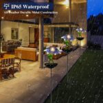 Kacux Solar Garden Metal Sun Lights Decor