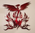 Handmade Phoenix Metal Art