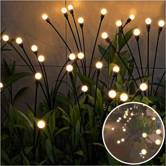 🔥Last Day 70% OFF- Solar Powered Firefly Garden Light