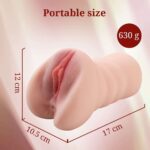 (Only Today 77% off)Realistic Pocket Fat Pussy Male Masturbator with 3D Textured and Lifelike Vagina   0.63KG(3 days delivery)