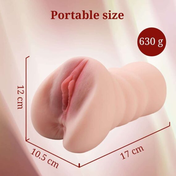 (Only Today 77% off)Realistic Pocket Fat Pussy Male Masturbator with 3D Textured and Lifelike Vagina   0.63KG(3 days delivery)