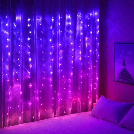 🌈Smart Custom LED Decorative Rainbow curtain lights
