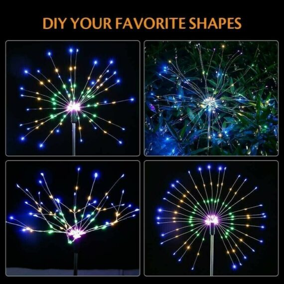 🎁Last Day Sale- SAVE 70%💦Waterproof Solar Garden Fireworks Lamp