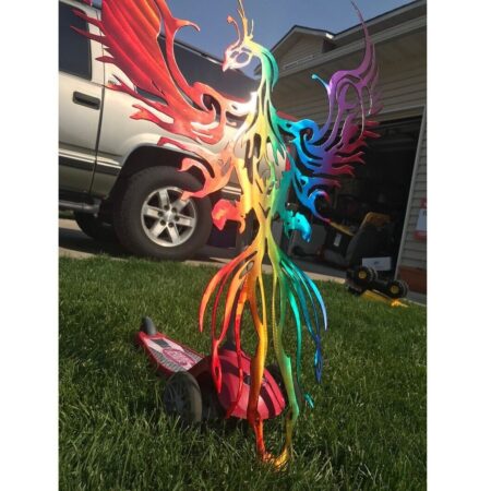 Handmade Phoenix Metal Art