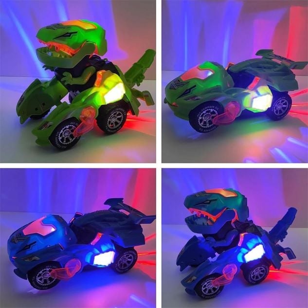 🎅Early Christmas Sale - 49% OFF🎁LED DINOSAUR TRANSFORMATION CAR TOY