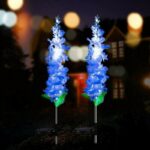 Violet Flower Solar Garden Light(SET OF TWO)
