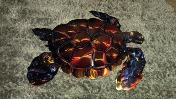 Turtle Metal Wall Sculpture