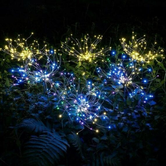 🎁Last Day Sale- SAVE 70%💦Waterproof Solar Garden Fireworks Lamp