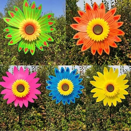 Sunflower Lawn Pinwheels