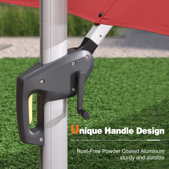 🌞Solar Powered LED🌞Cantilever Patio Umbrella💥buy 2 free shipping💥