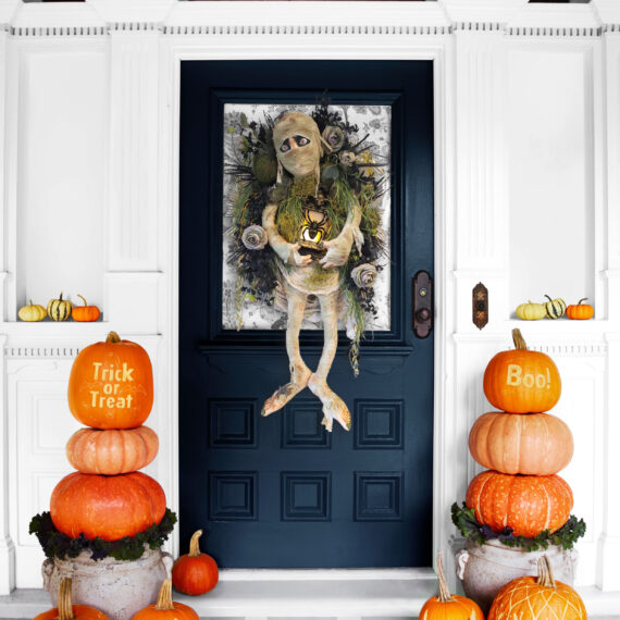 ππ΅οΈπ΅οΈLast Day Clearance Sale Only $4.99π₯HOT SALEπ₯XXL Mummy Halloween Wreath