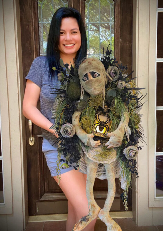ππ΅οΈπ΅οΈLast Day Clearance Sale Only $4.99π₯HOT SALEπ₯XXL Mummy Halloween Wreath